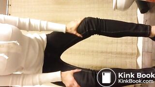 Woman shits her pants