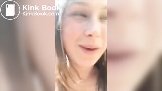 Pretty Girl Pooping Outdoors - 2