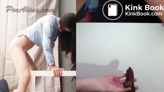 Huge long turd - video 2