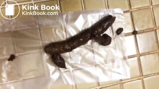 very nice korean girl pooping selfie video.