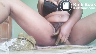 Big shit n pussy stuffing