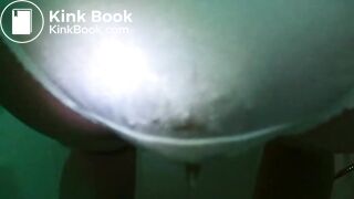 Fart and poop panties in shower