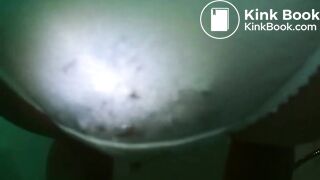 Fart and poop panties in shower