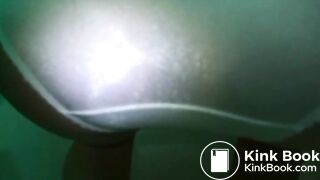 Fart and poop panties in shower