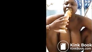 Ebony girl with huge tits pt. 4