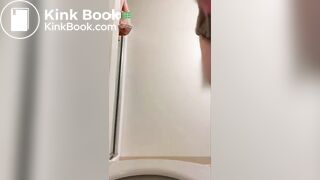 Explosive diarrhea missed the toilet