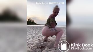 Sophie having poo fun