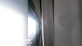 Blonde pooping hard nude