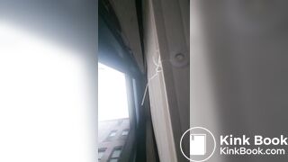 Blonde pooping hard nude