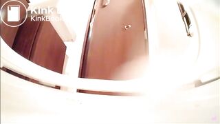 woman poping on toilet - video 8