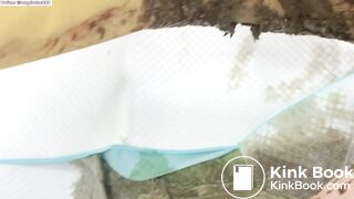 bp releases enema in a pair of yellow pants