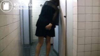 girl diarrhea public