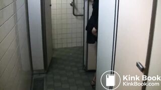 girl diarrhea public