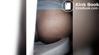 brunette girl shitting #2