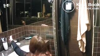 Girl pooping toilet - video 9