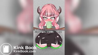 Girl farts and shits panties while giving a blowjob