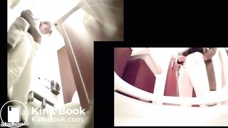 two japanese toilet poop voyeur