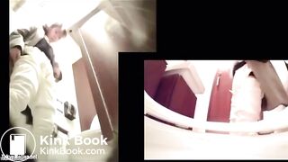 two japanese toilet poop voyeur