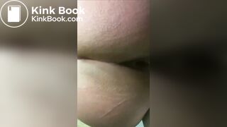 My girlfriend takes a big soft poop