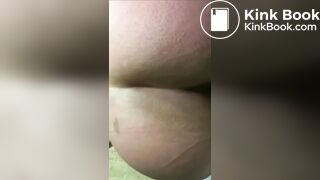 My girlfriend takes a big soft poop