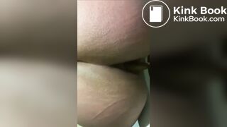 My girlfriend takes a big soft poop