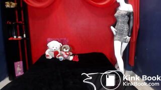 Sexy girls plays with her poop again