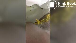 Ebony toilet diarrhea