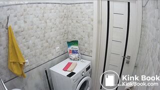 Woman pooping in Toilet 72