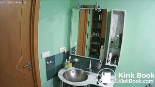 Woman pooping in Toilet 75