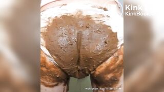 Voiding her bowels in her pants