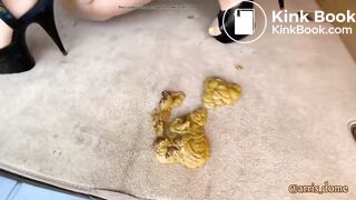 Quick diarrhea in the back of a van