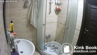 Woman pooping in Toilet 73