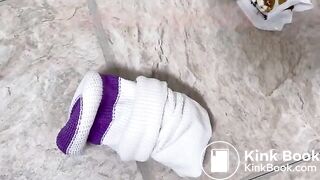White panty poop - video 17