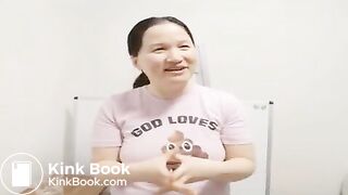 Dumb scat bitch eats her own shit