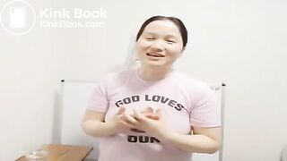 Dumb scat bitch eats her own shit