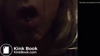 Eating own shit on toilet