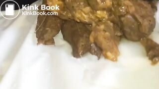 Soft poop in stripper heels