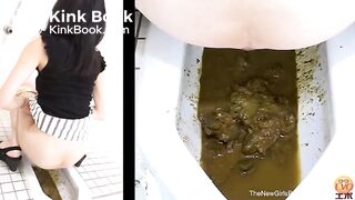 Sexy japan girl diarrhea toilet