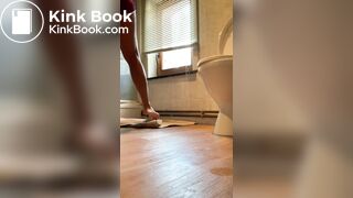 Gym Shorts & White Panty Poop