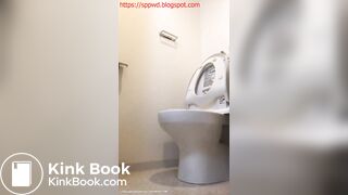 Asian girl accidently pooped her panty.