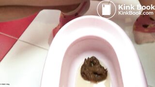 Polish girl shit into plastic potty 13