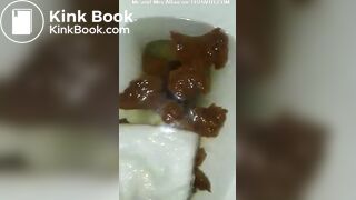 showing the results in toilet