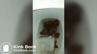 showing the results in toilet