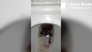 showing the results in toilet