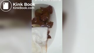 showing the results in toilet