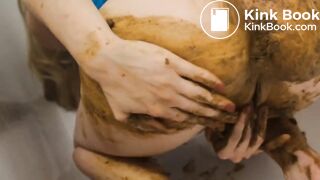 Having fun with her shit load