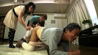 Family enema party Scat