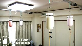 Family enema party Scat