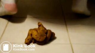 messy soft shitting on the floor