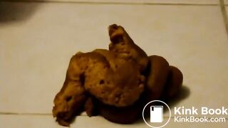 messy soft shitting on the floor